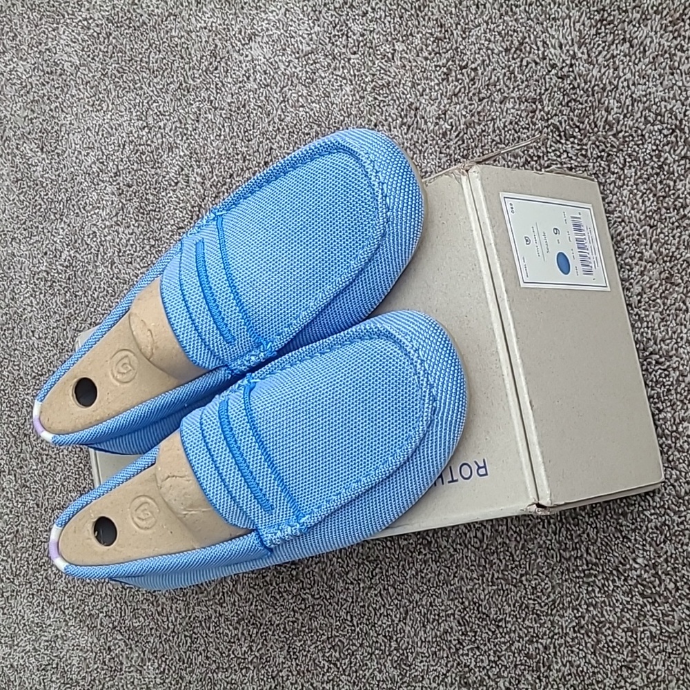 NIB Rothys Seaside Drivers size 9